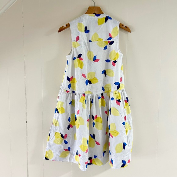 Kate Spade Lemon Zest Cotton Shirtdress in White sz XS - Picture 5 of 5